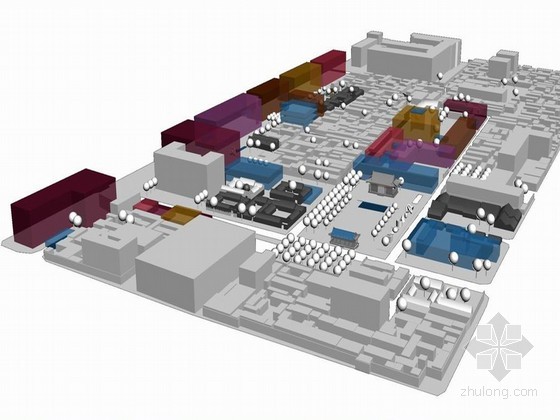 [北京]新街口传统商业片区改造城市设计（某名校城市设计作品集）