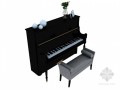 现代钢琴3D模型下载