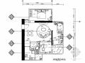 [广州]温馨一居室小户型家装室内CAD施工图（含效果图）