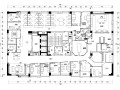 某大型房地产公司办公空间装饰施工图设计（附效果图）