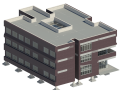 BIM模型-revit模型-教学楼模型