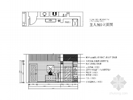 全套家装室内设计施工图 立面图