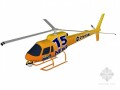 黄色直升机SketchUp模型下载