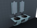 玻璃洗手盆3D模型下载