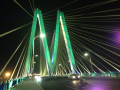 桥梁照明设计——广东省唯一一座双钻石型独塔四索面斜拉桥：河源