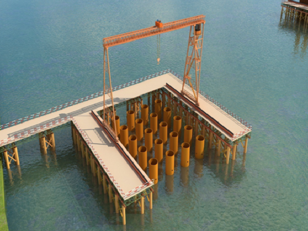 沙袋围堰专项方案资料下载-[淮南]公路大桥工程主桥承台钢套箱围堰施工专项方案