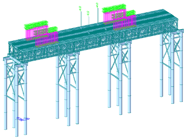 钢栈桥和平台专项施工方案资料下载-1462.94m特大桥钢栈桥专项施工方案