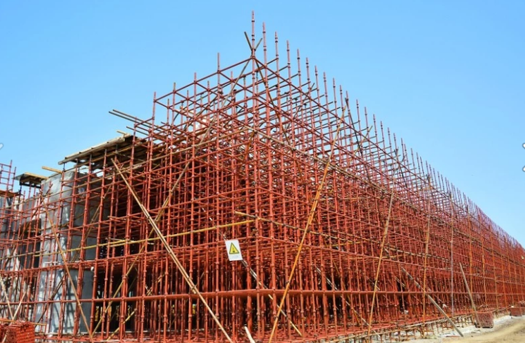 满堂支架搭设示意图