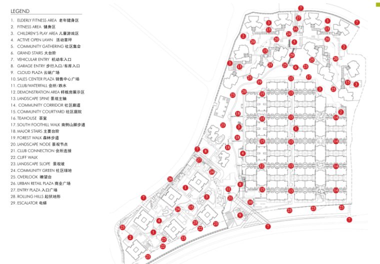 [重庆]知名地产城100%居住区景观概念设计方案文本（现代简约）_3