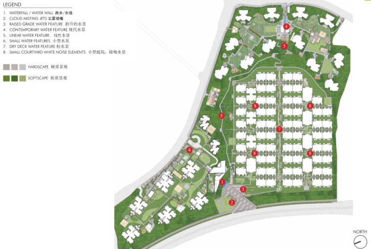 保障性居住区设计资料下载-[重庆]万科城100%居住区景观概念设计方案文本（现代简约）