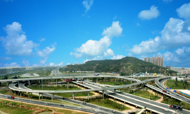 桥安全生产汇报材料资料下载- [广东]立交桥工程创建绿色施工汇报材料(图表丰富)