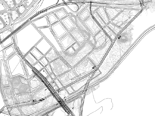 高速路连接线道路工程资料下载-​物流新城一号连接线及支线道路工程一到五标段施工图设计