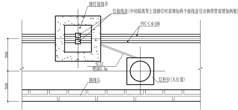 [贵州]教育园区配套道路工程1、2号路项目施工图_9