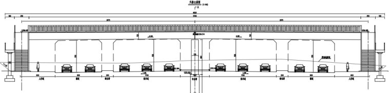 简支预应力混凝土箱梁人行天桥设计施工图_2