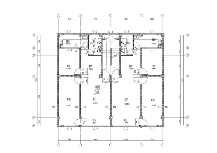 某六层商住（底商）住宅楼建筑施工图_8