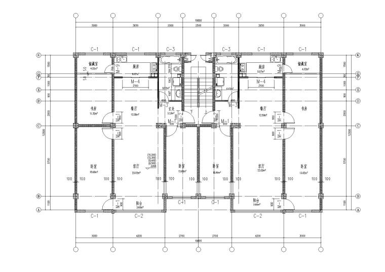 某六层商住（底商）住宅楼建筑施工图_9