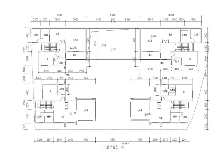 中式风格四合院住宅建筑方案设计施工图（CAD+效果图）_8