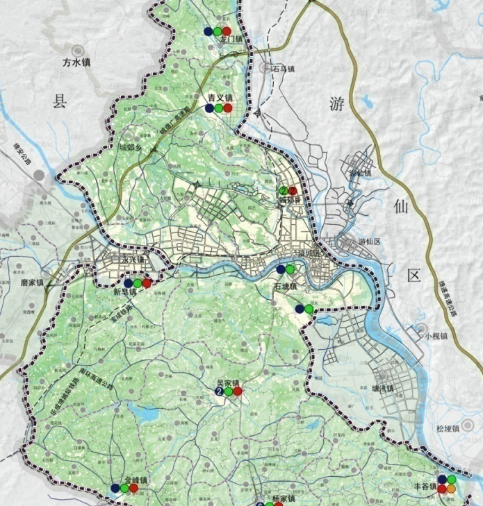 [四川]绵阳市涪城区城乡统筹规划方案文本