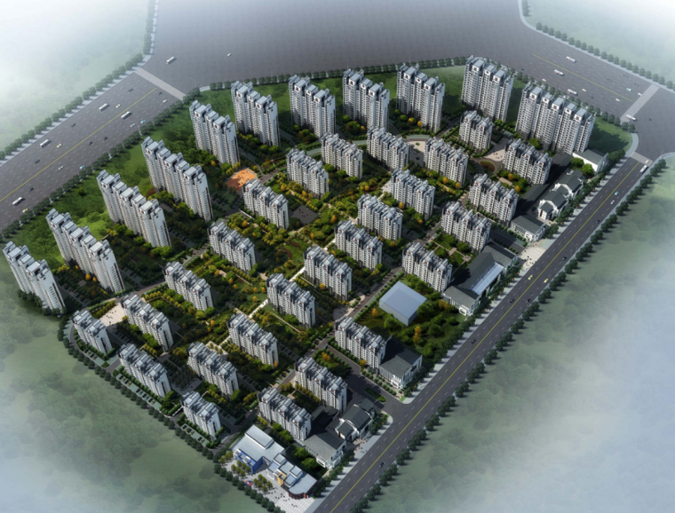 新中式景观文本PPT资料下载-[河南]新中式风格住宅区规划设计方案文本（含CAD）
