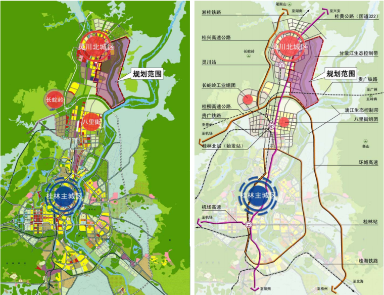 [广西]桂林卫星城灵川核心区城乡一体化生态城市设计方案_10