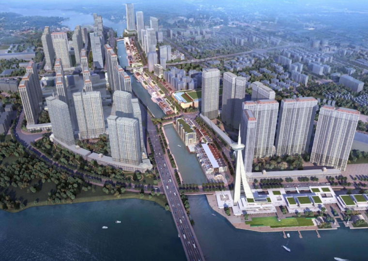 2021商业区规划设计资料下载-[武汉]商业区规划设计方案文本