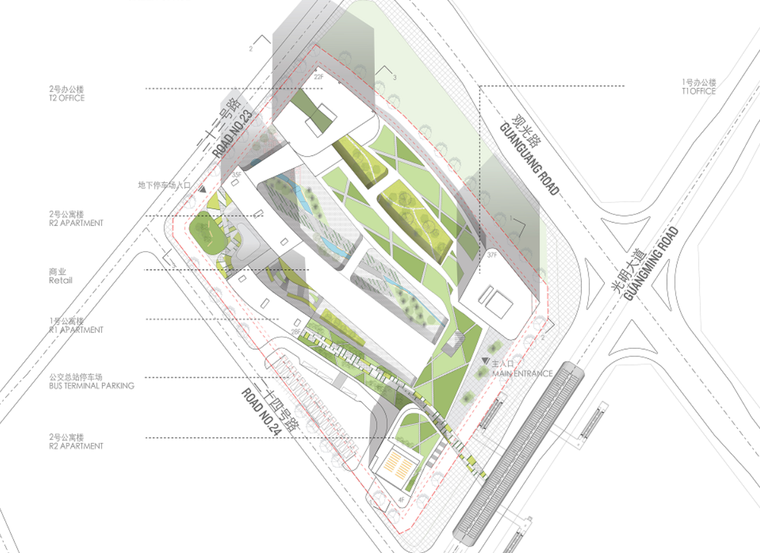 企业总部方案文本资料下载-[广东]超高层企业总部综合体建筑设计方案文本