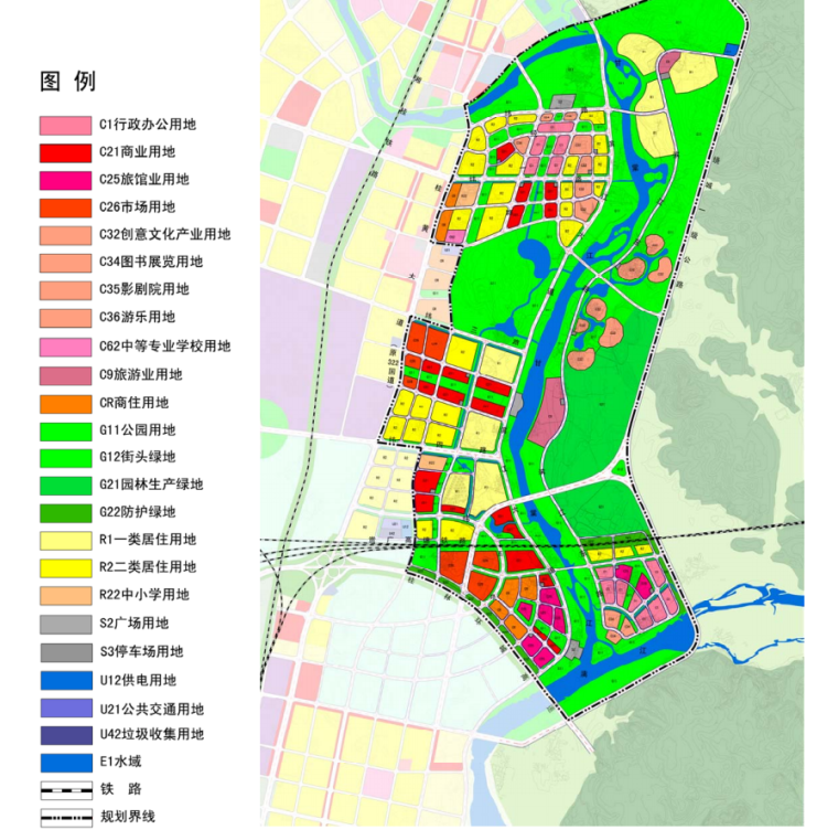 [广西]桂林卫星城灵川核心区城乡一体化生态城市设计方案_12