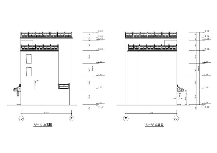 北方某四层中式大酒店建筑设计施工图_4