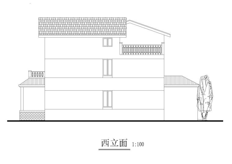 苏北地区农村独院别墅建筑设计施工图_5