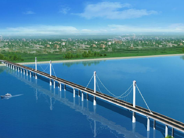 吊桥桥设计规范资料下载-[杭州]江东大桥及接线工程通航孔空间缆索自锚式悬索桥设计