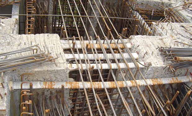 负弯矩预应力钢束管道