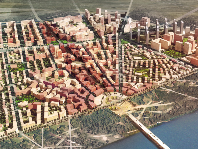 新农村改造设计方案文本资料下载-[河北]大厂县新农村改造城市设计方案图