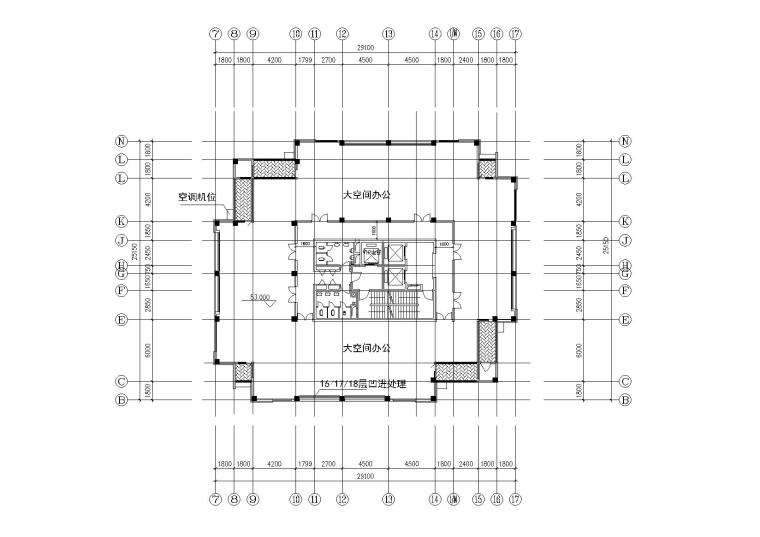 高层写字楼建筑方案施工图_7