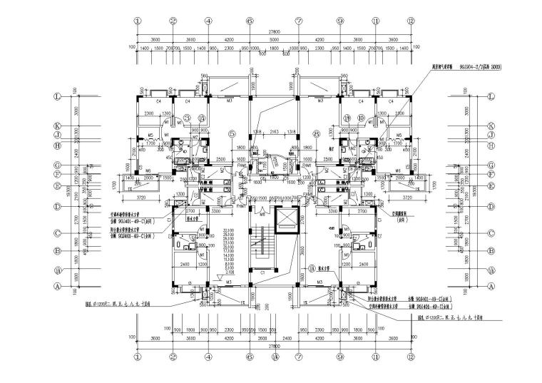 [江西]南昌星港小镇点式小高层住宅楼建筑施工图_6