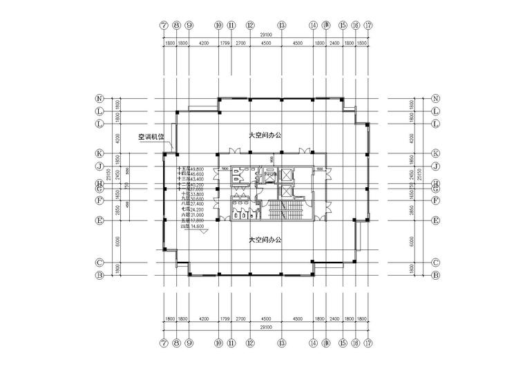 高层写字楼建筑方案施工图_6