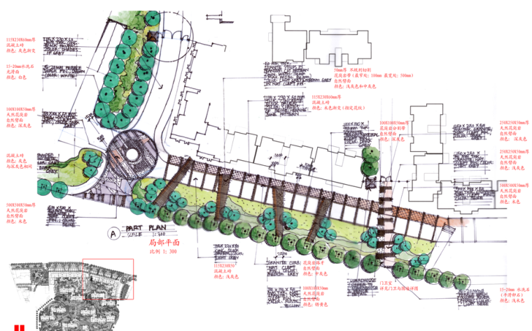[成都]博瑞植物概念设计范本方案文本（景观手绘平面图，效果图）_4