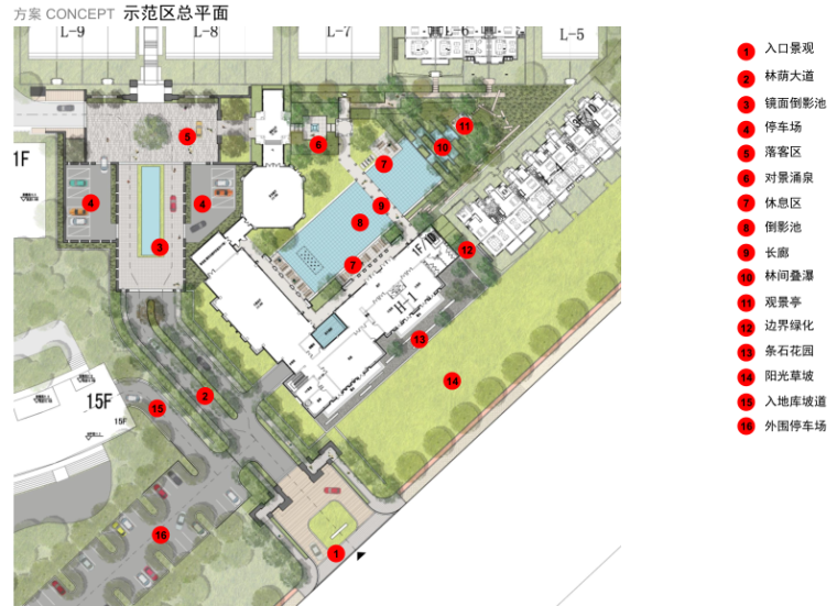 示范区居住区模型设计资料下载-[浙江]杭州君望居住区示范区景观方案文本-张唐 
