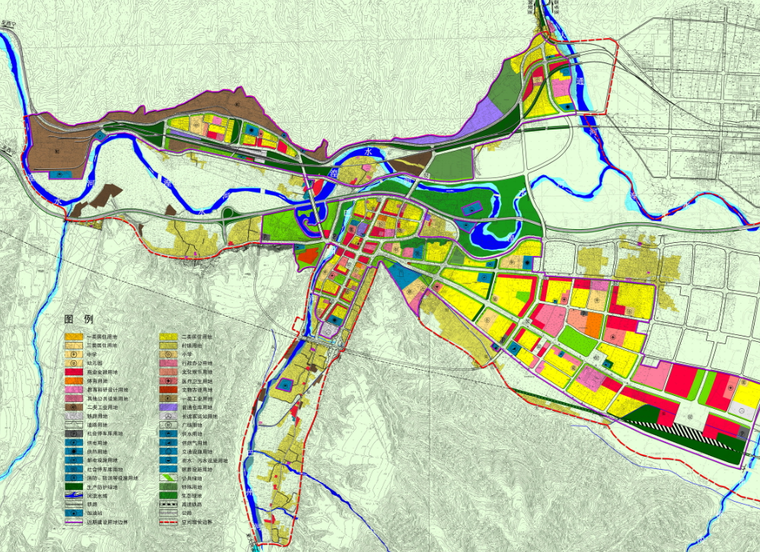 [青海]西寧市民和縣城鎮總體規劃圖紙