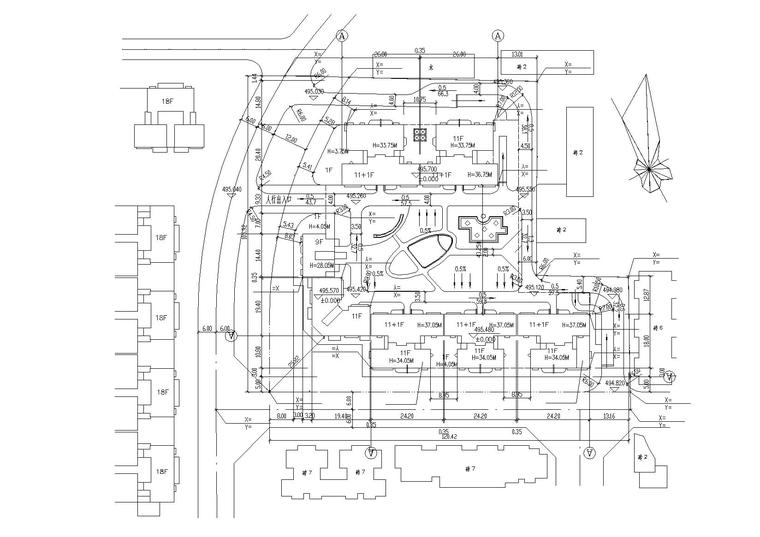 高层底商住宅楼建筑施工图（含效果图）_6