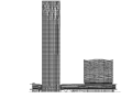[上海]现代风格商业超高层建筑办公建筑施工图设计（CAD）