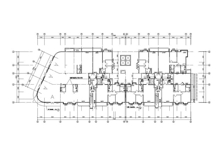 高层底商住宅楼建筑施工图(含效果图)_3 高层底商住宅楼建筑施工图(含效果图)_3