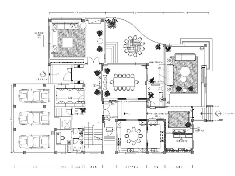 1500别墅建筑图纸资料下载-阳光花园现代风格别墅样板房施工图+实景图