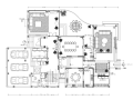 阳光花园现代风格别墅样板房施工图+实景图