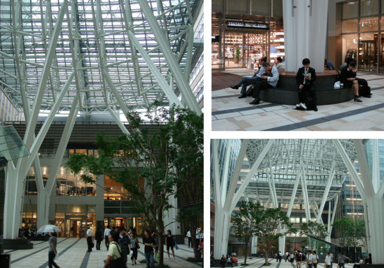 建筑景观方案案例资料下载-商业类景观案例研究-东京中城城市再生案例
