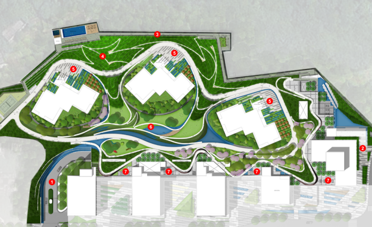 居住景观实景资料下载-[重庆]融创混合用地居住区景观文本- AECOM