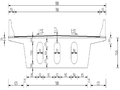 分离式立交上跨现浇预应力砼连续刚构桥图纸