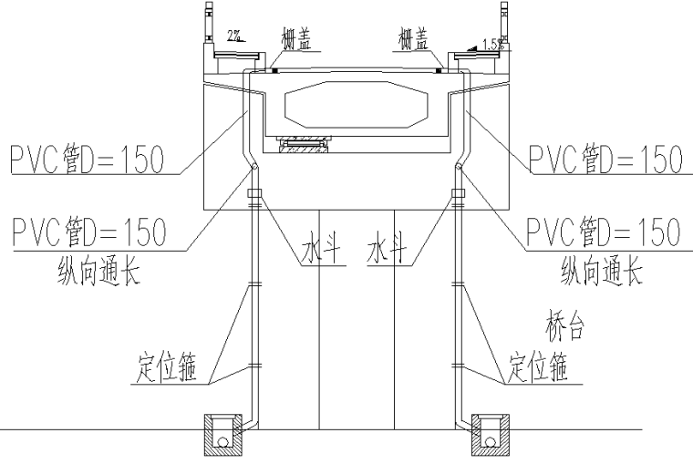 居民出行滨河景观桥梁施工图设计(两座)_10