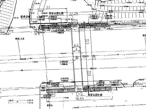 长沙梅溪湖会展中心资料下载-[长沙]中学门口人行过街天桥施工图设计