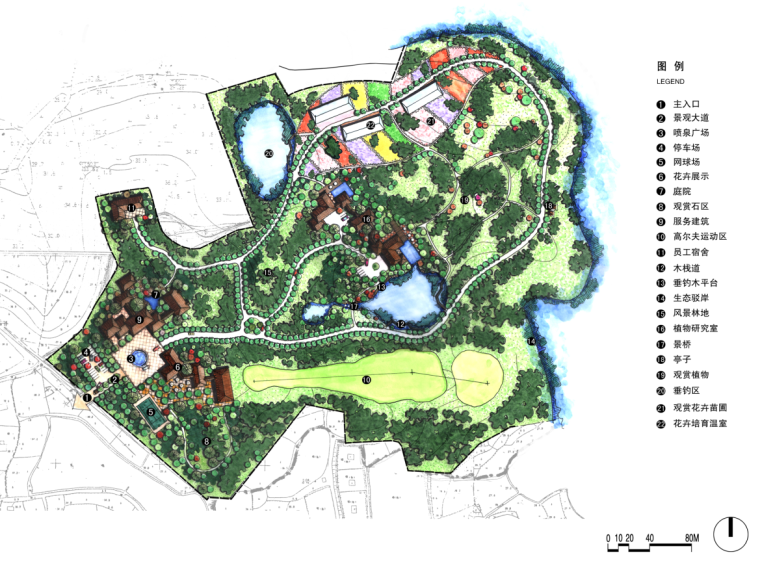 现代树池模型资料下载-[安徽]合肥市农业生态园现代观赏花卉示范园