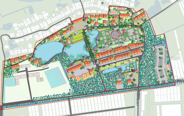 乡村公园景观方案资料下载-[武汉]张湾水乡田园乡村景观改造方案